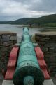 one of many cannons at Fort Ticonderoga