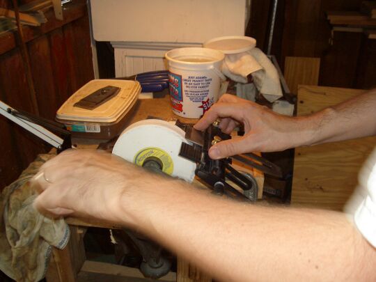A Grinder Can Catch On Rough Material Edges